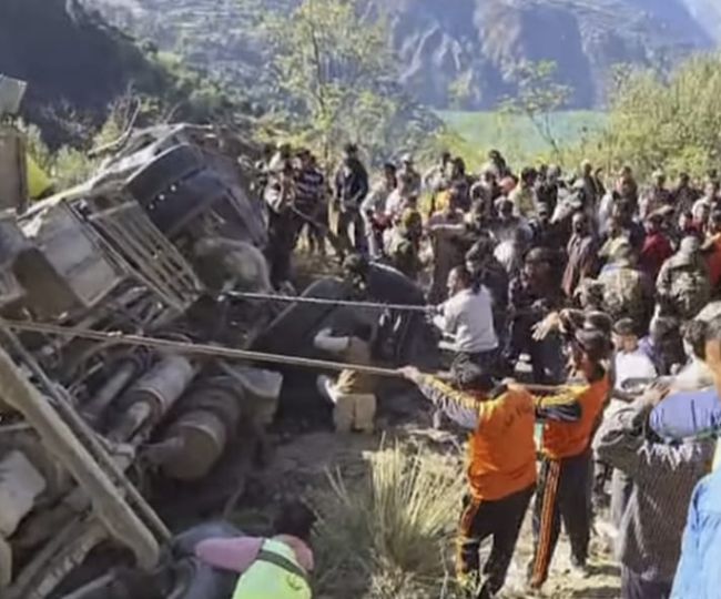 People Rescuing Affected People in Doda